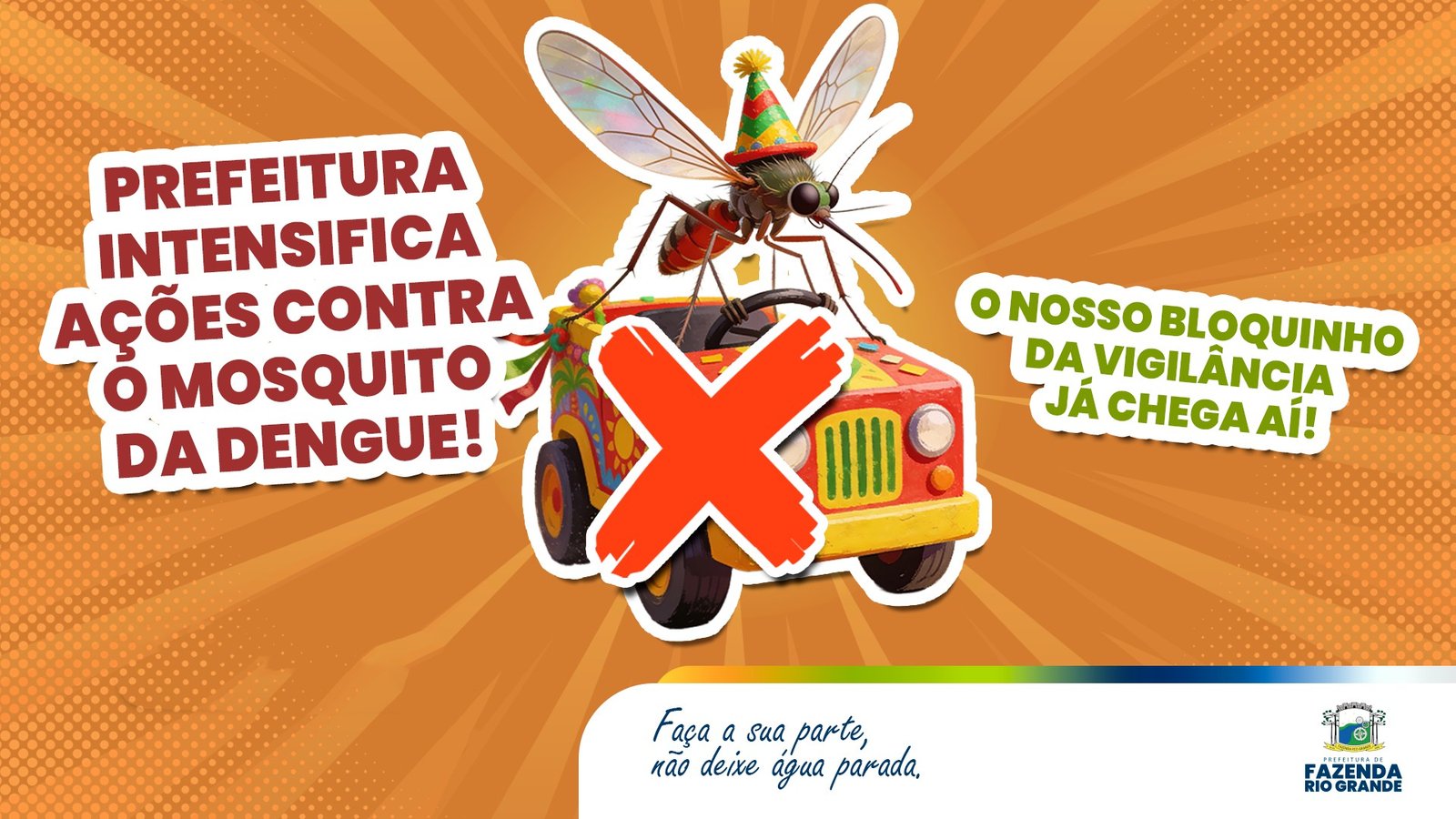 Prefeitura intensifica ações de combate à dengue durante período de calor e chuvas