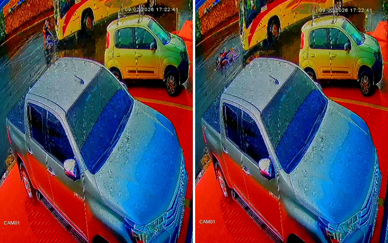 Crianças ficam feridas após serem atropeladas por ônibus em Serra Azul, SP; VÍDEO