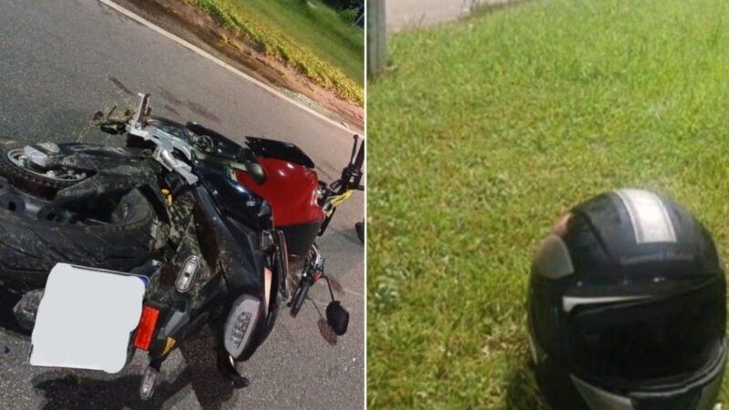 Motociclista morre após perder controle em curva e bater em guard-rail de rodovia no litoral de SP