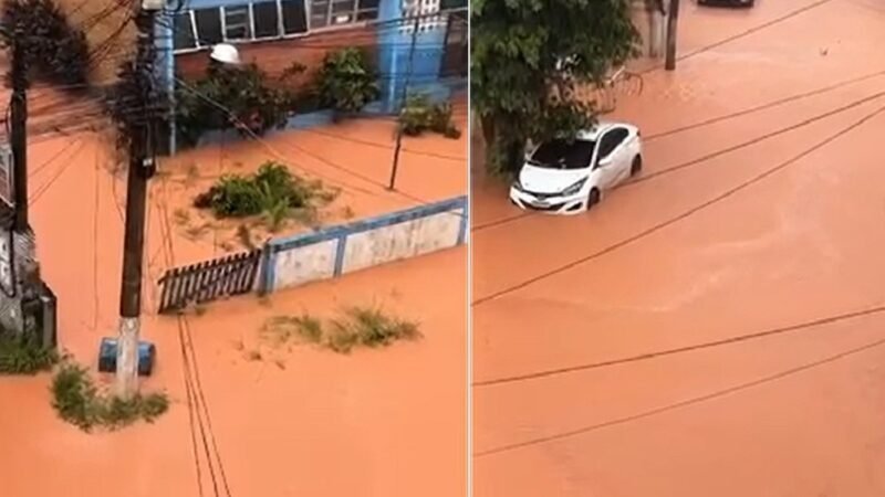 Chuva provoca deslizamentos e alagamentos em Rio Bonito