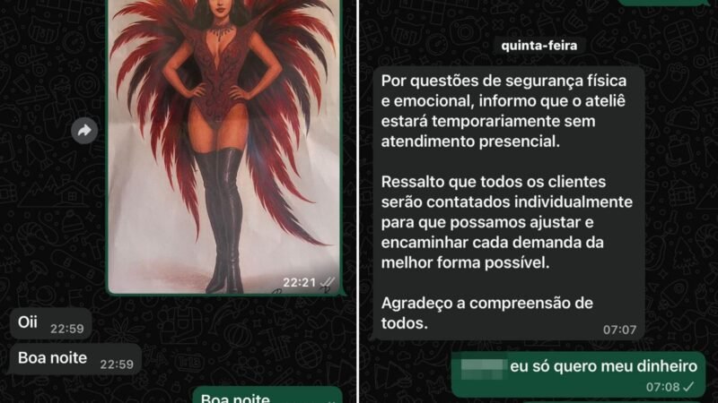 Estilista é suspeito de ficar com dinheiro de escolas de samba e não entregar fantasias de Carnaval no RS