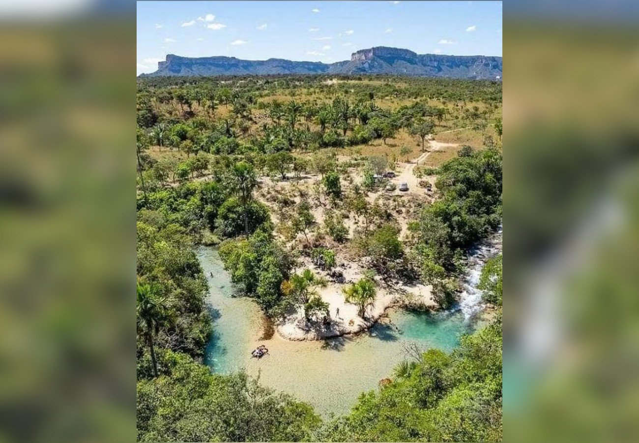 Oásis no meio do Cerrado: conheça praia de águas cristalinas e paisagem a perder de vista no Tocantins