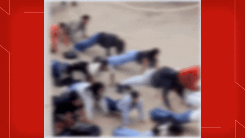 PM diz que flexão feita por alunos de escola cívico-militar no DF foi ‘brincadeira para descontrair’