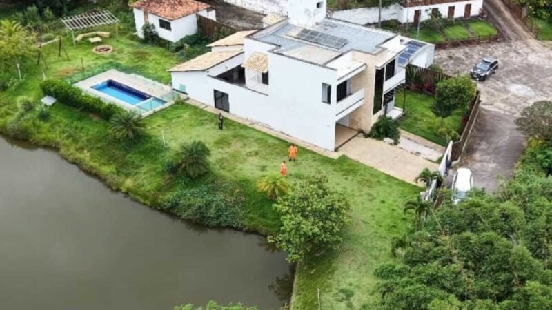 Bombeiros resgatam corpo de homem que se afogou em lagoa na zona rural de Caratinga