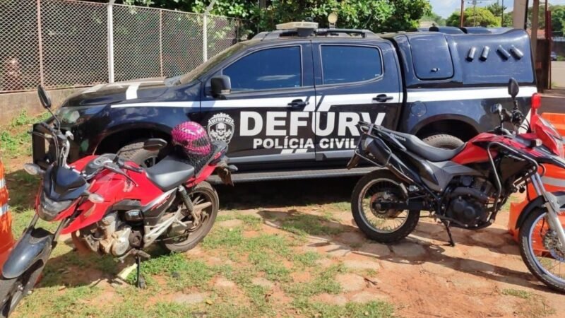 VÍDEO: dupla é presa suspeita de furtar mais de 30 motos em Campo Grande