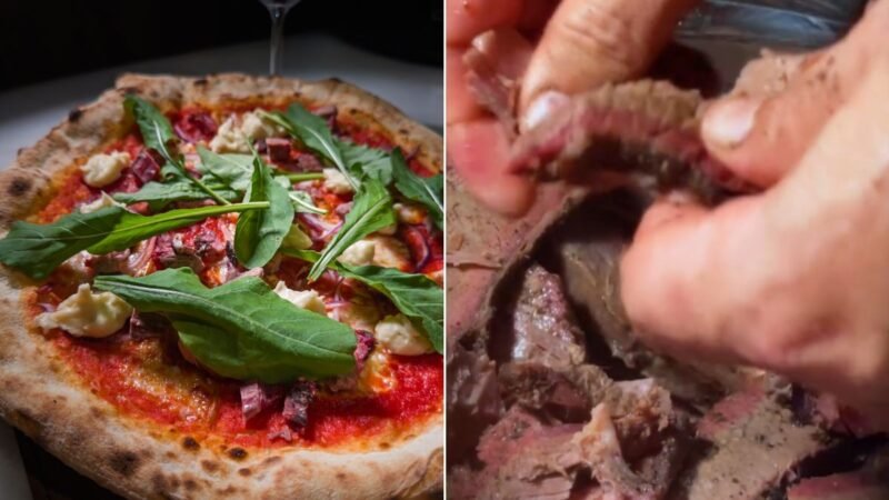 Pizza com angus defumado em lenha de café une tradição napoletana e potência do churrasco; VEJA