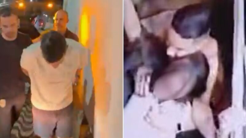 Homem que espancou mulher em elevador é estelionatário e praticava ‘golpe do 0800’; entenda