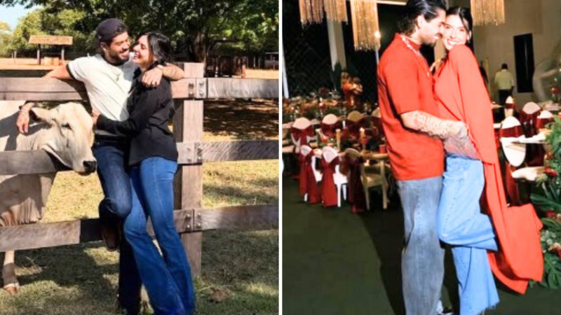 Ana Castela passa o Dia das Mulheres com Zé Felipe, em Goiânia