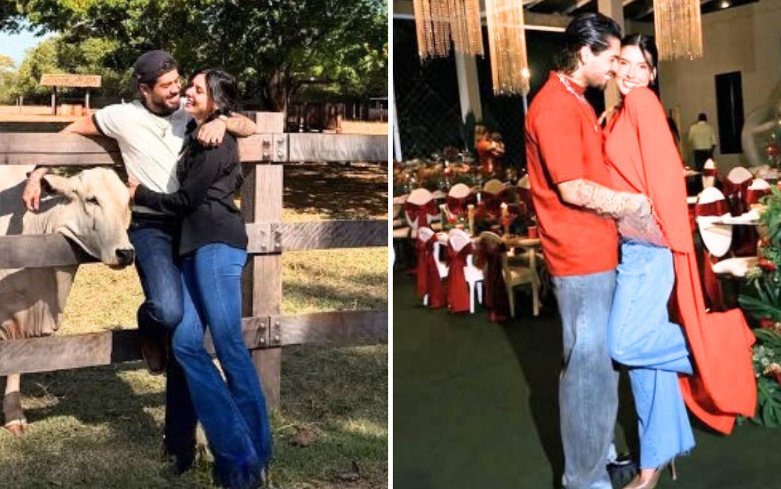 Ana Castela passa o Dia das Mulheres com Zé Felipe, em Goiânia