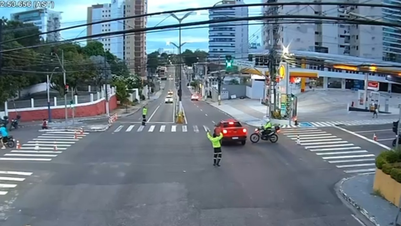 VÍDEO: Câmera de segurança registra momento em que paratleta é atropelada por motorista embriagado em Manaus