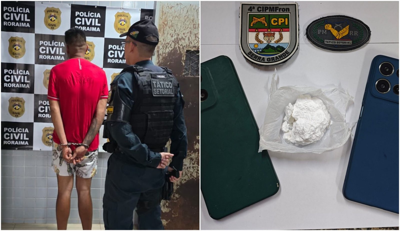 Jardineiro é preso com cocaína e diz à polícia que venderia por R$ 1 mil
