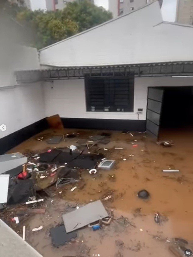 VÍDEO: Chuva destrói academia de crossfit na Zona Sul de São Paulo; prejuízo passa de R$ 500 mil