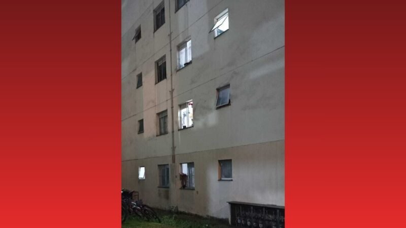 Mulher diz à polícia que foi atraída por mensagens e trancada pelo ex antes de pular com filha do 2º andar em Suzano