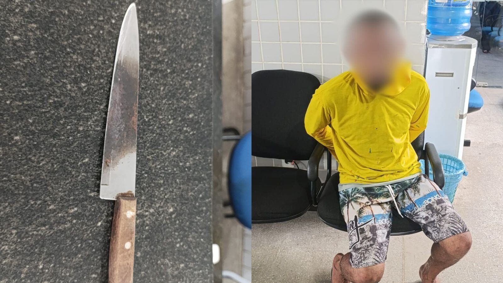 Homem é preso após invadir casa e agredir idoso de 81 anos durante tentativa de assalto no Piauí, diz PM