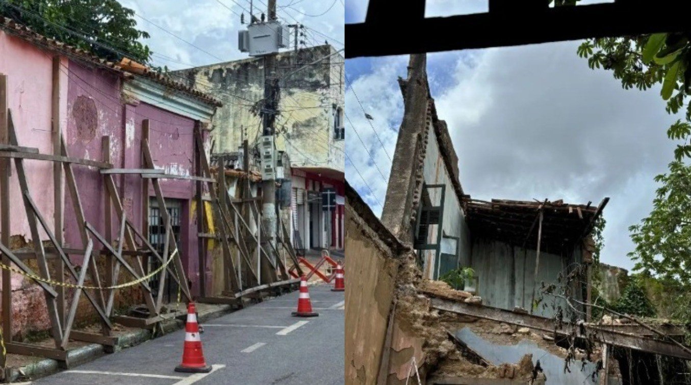 Casarão com risco de cair não será demolido, anuncia Prefeitura de Cuiabá