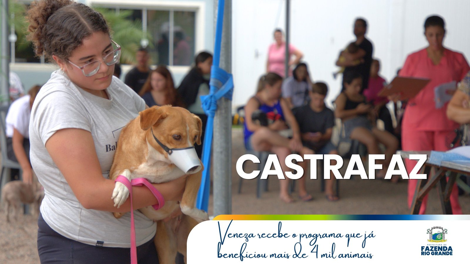 Programa CastraFaz chega ao bairro Veneza e atende mais de 400 animais