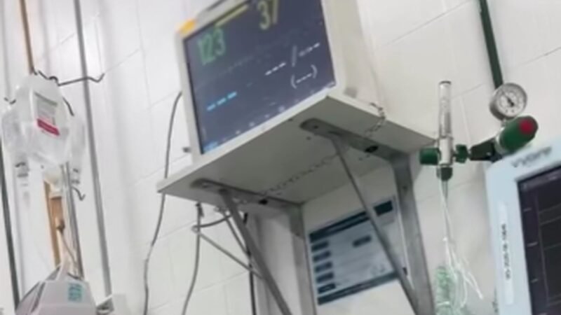 Mãe denuncia queda de aparelho médico sobre cabeça de bebê de 8 meses em hospital de Aracaju