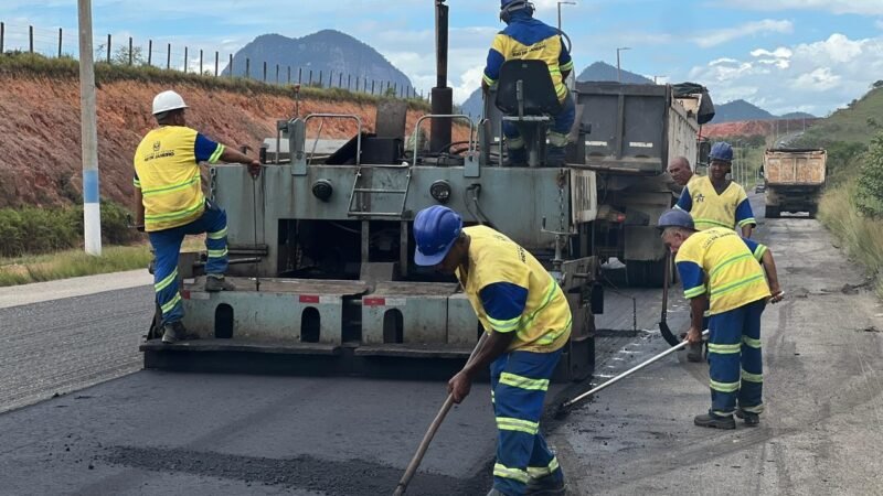 Obras de recuperação da Rodovia do Contorno visam a segurança da população
