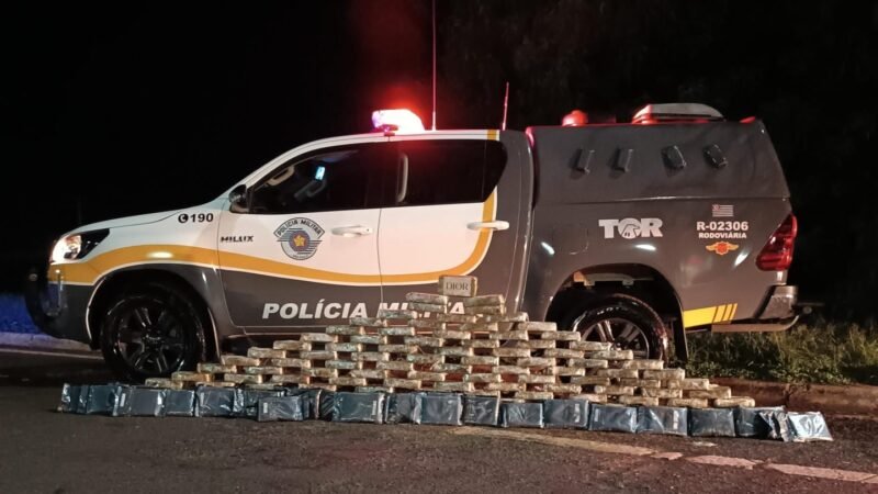 Polícia Rodoviária apreende mais de 140 kg de drogas escondidas em carreta em rodovia no interior de SP