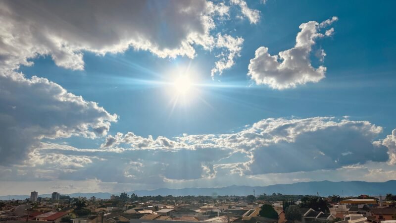 Calor e pouca chance de chuva: como será o tempo na região no último fim de semana de abril