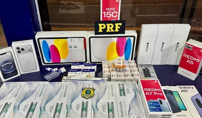 Mais de 100 canetas emagrecedoras são apreendidas na BR-364 em MT