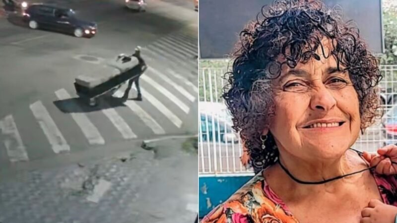 Mulher que sumiu durante uma semana em SP foi morta e transportada pela rua dentro de cama; VÍDEO