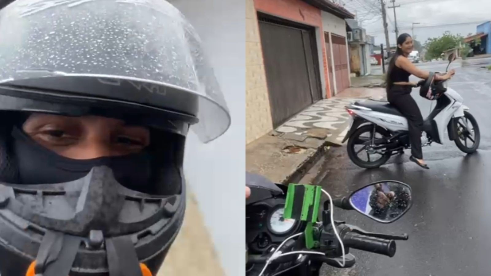 VÍDEO: Passageira pede ‘escolta’ a motociclista por app em Teresina e viraliza