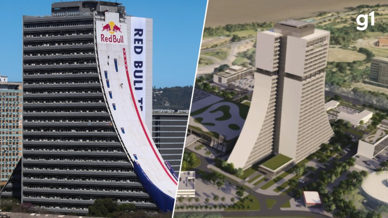 O Mineirinho encara essa? Prédio que virou megarrampa de skate em Porto Alegre pode ganhar mais nove andares em reforma