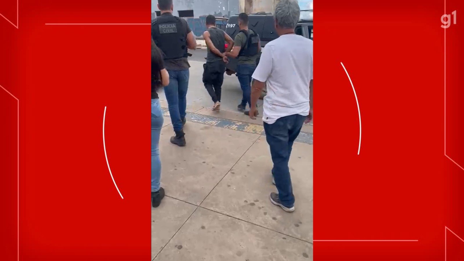 Polícia Civil do DF prende suspeito de agredir filhos de 8 e 12 anos com fios de energia e cipós