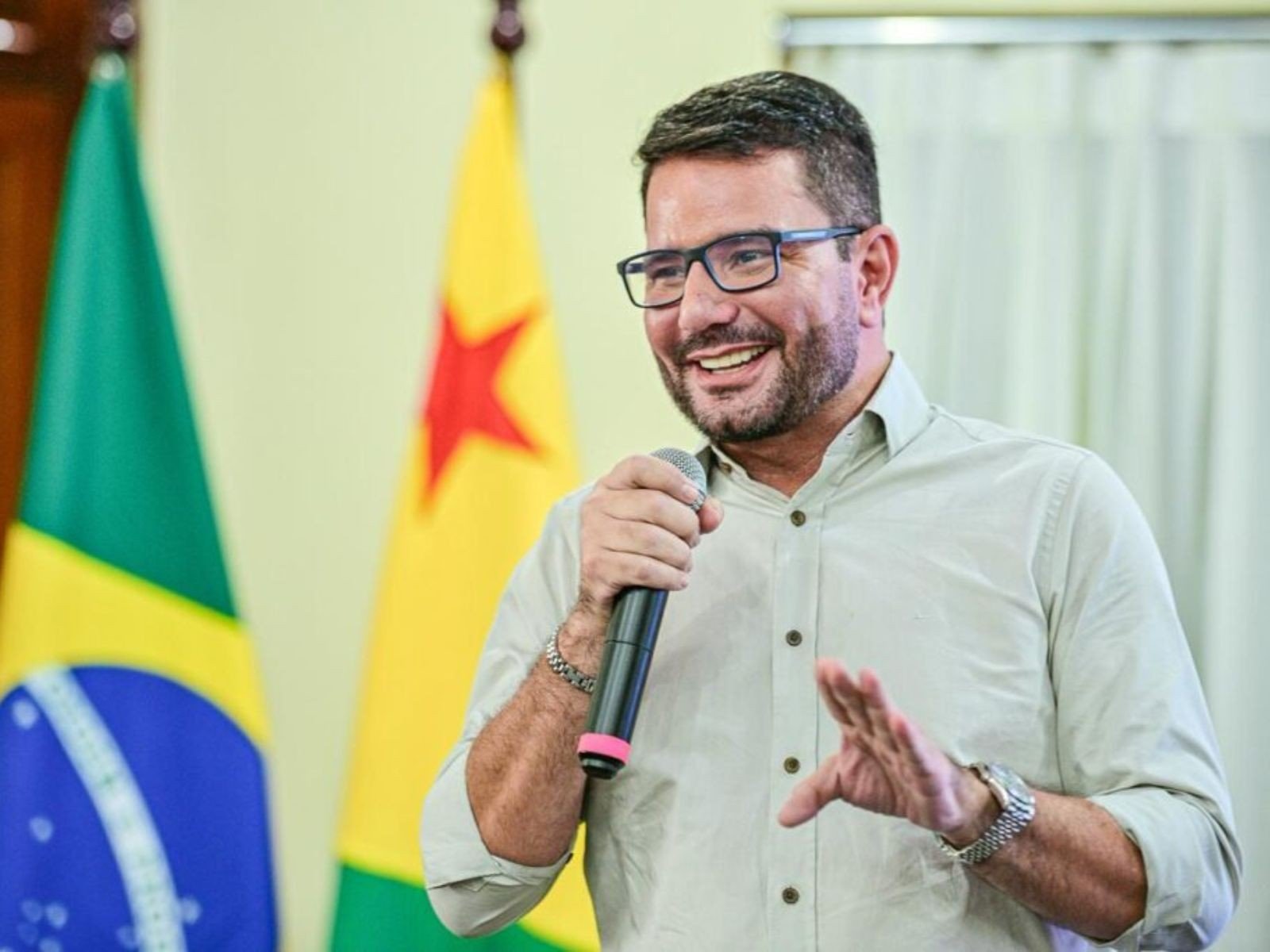 Gladson Camelí faz balanço da gestão após renúncia ao governo do Acre