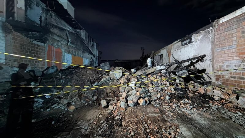VÍDEO mostra como ficou o restaurante atingido por avião de pequeno porte no RS