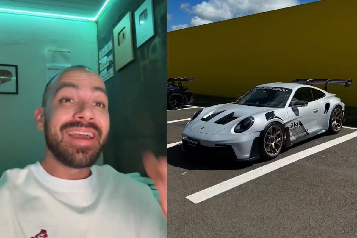 Influencer investigado por crimes de trânsito grava vídeos com Porsche que era de Neymar; VEJA