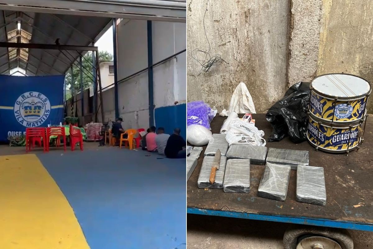 Presidente de escola de samba é condenado por tráfico após polícia encontrar cocaína na sede