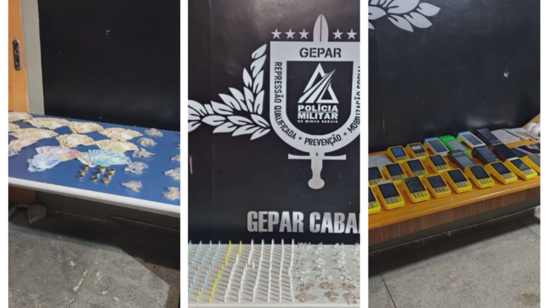 Nove pessoas são presas e um menor apreendido por tráfico de drogas com uso de máquinas de cartão em BH