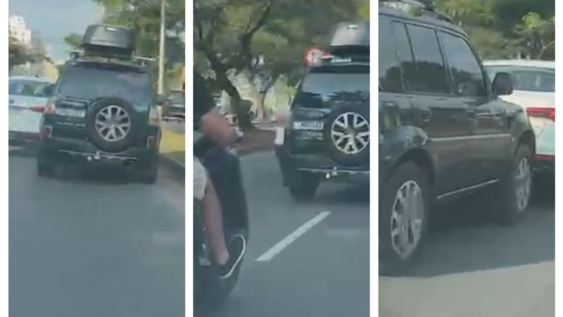 Motorista bate em carro e o arrasta por cerca de 100 metros em avenida de BH; VÍDEO