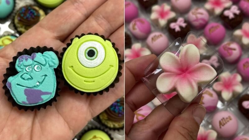 Confeiteira transforma brigadeiros em personagens e viraliza nas redes sociais