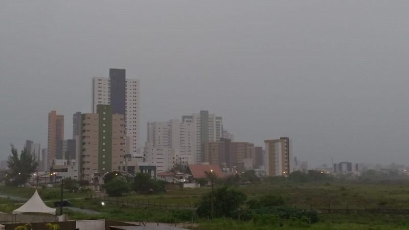 Inmet emite alerta de chuvas intensas  para todo o estado da Paraíba