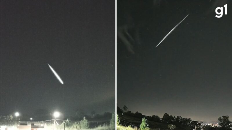 VÍDEO: Dois meteoros de grande magnitude cruzam o céu do RS