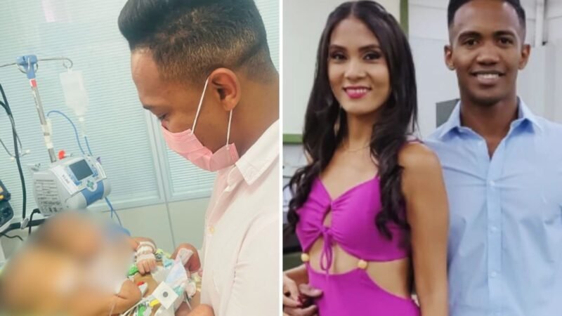 Pai de siameses unidos pelo abdômen que morreram em Goiânia desabafa: ‘Sonhava em voltar para casa com vocês’