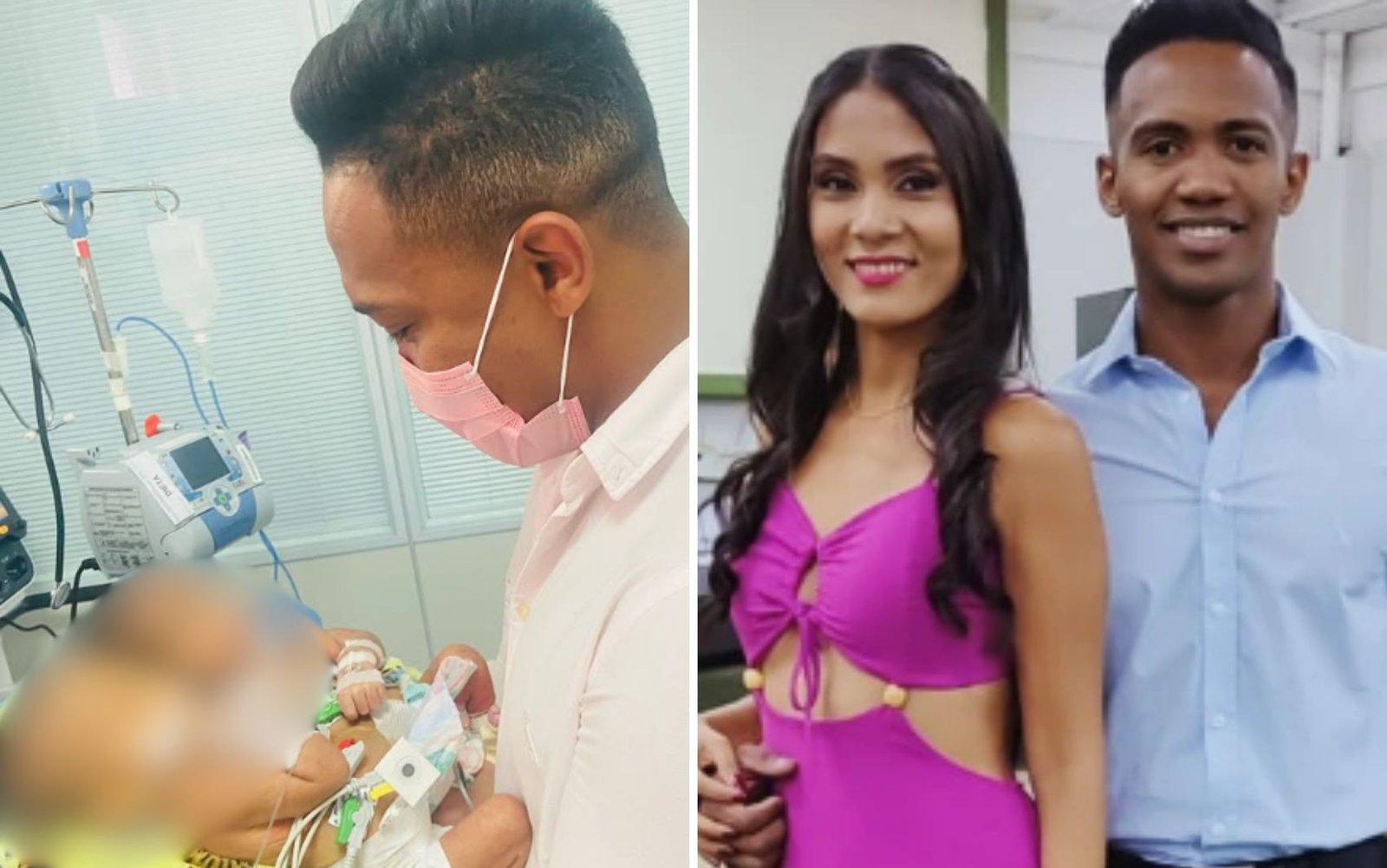 Pai de siameses unidos pelo abdômen que morreram em Goiânia desabafa: ‘Sonhava em voltar para casa com vocês’