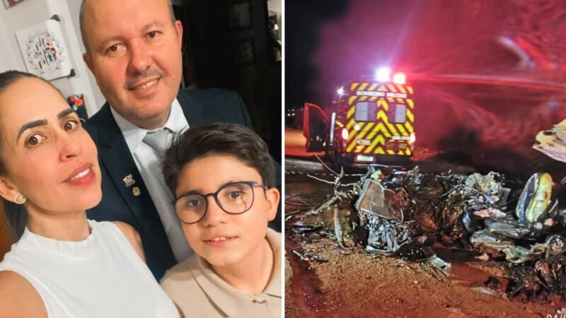 Vereador, mulher e filho morrem em acidente na GO-206, em Goiás