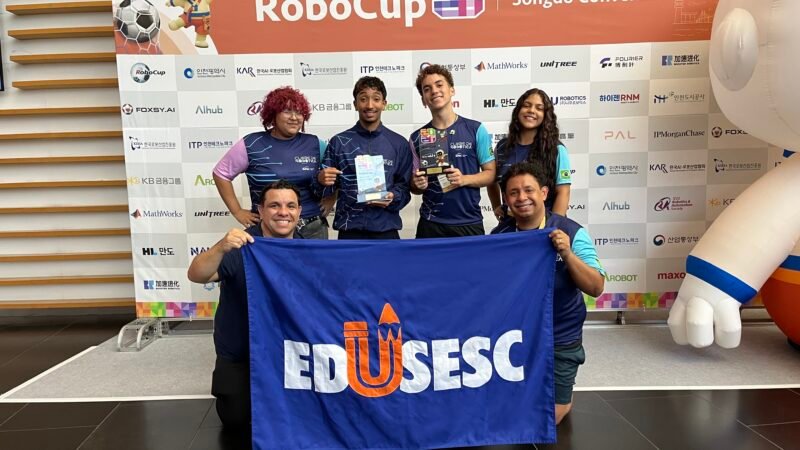 Estudantes brasileiros conquistam duas medalhas em mundial de robótica na Coreia do Sul