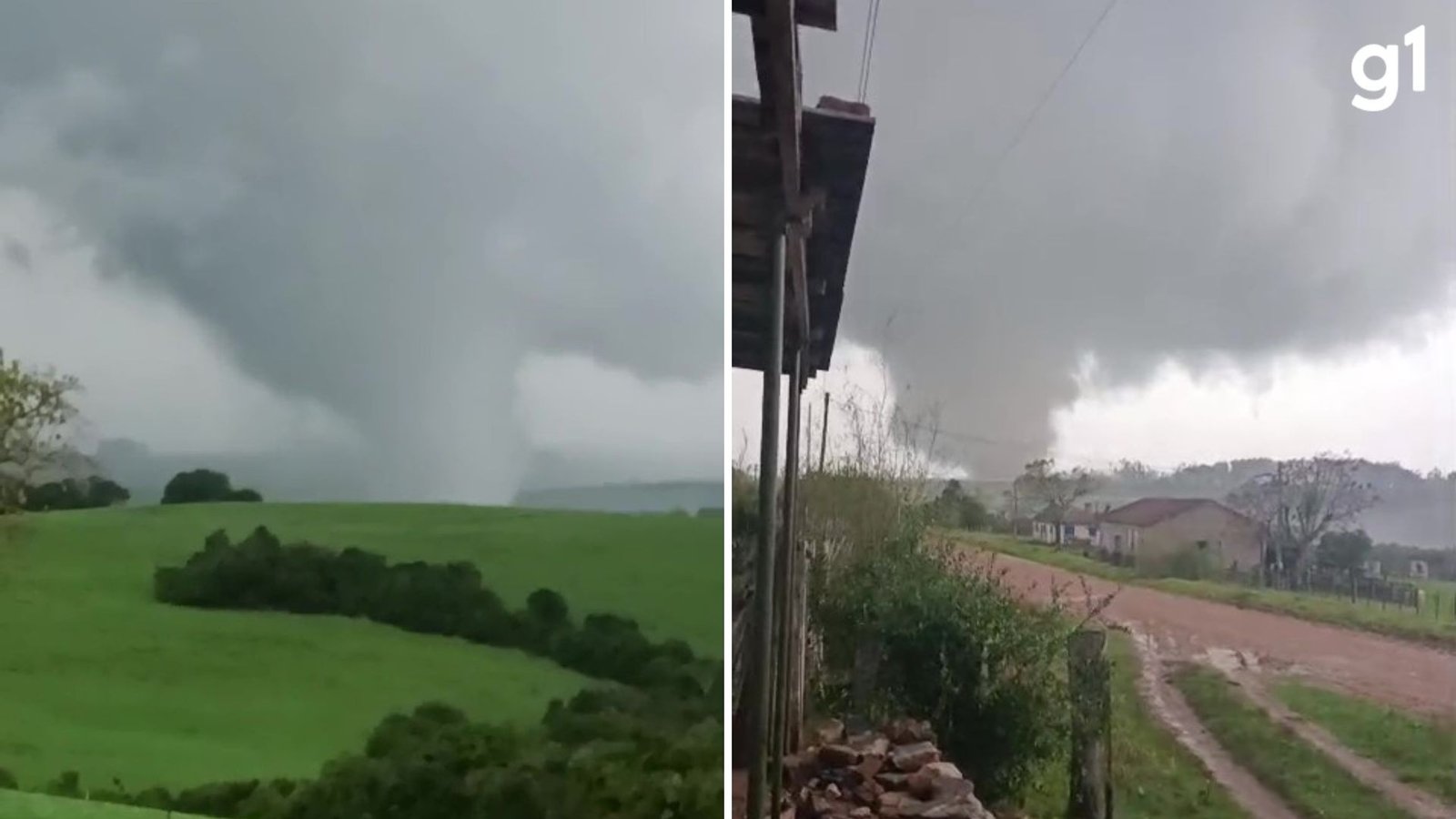 ‘Até agora não consegui dormir’: moradores relatam medo após tornado afetar 150 famílias em município do RS