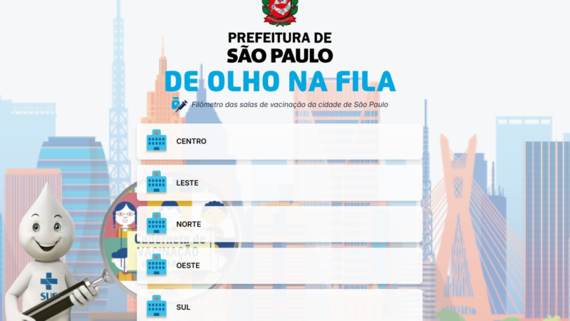 Saiba onde há menos filas para tomar vacina contra o sarampo na cidade de SP
