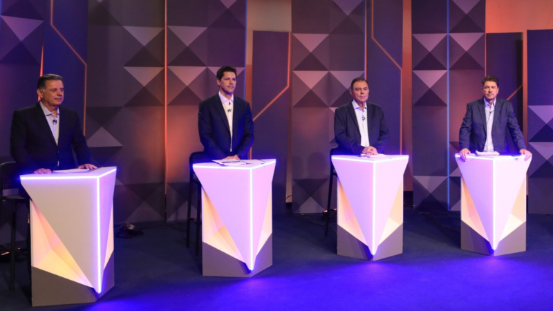 Veja como foi o debate da TV Anhanguera com os candidatos a governador de Goiás