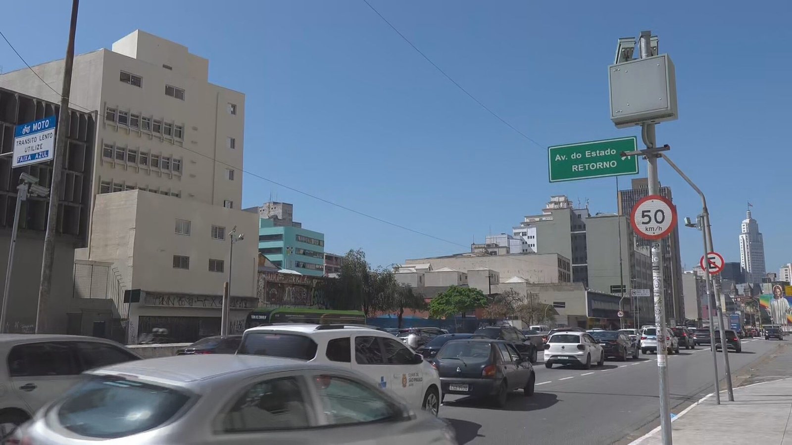 Multas por excesso de velocidade crescem 32% na cidade de SP em 2026