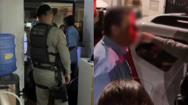 Porteiro é levado à delegacia durante panelaço contra Flávio Bolsonaro em Maceió